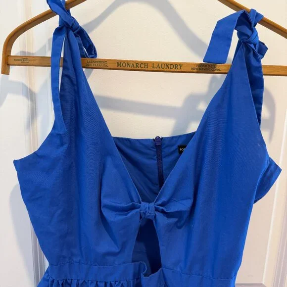 Elegant Blue Maxi Dress - Picture 4 of 7